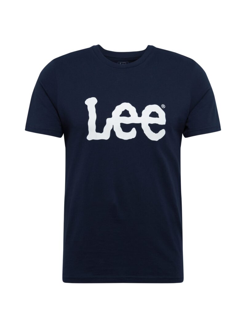 Lee Tricou 'Wobbly'  bleumarin / alb