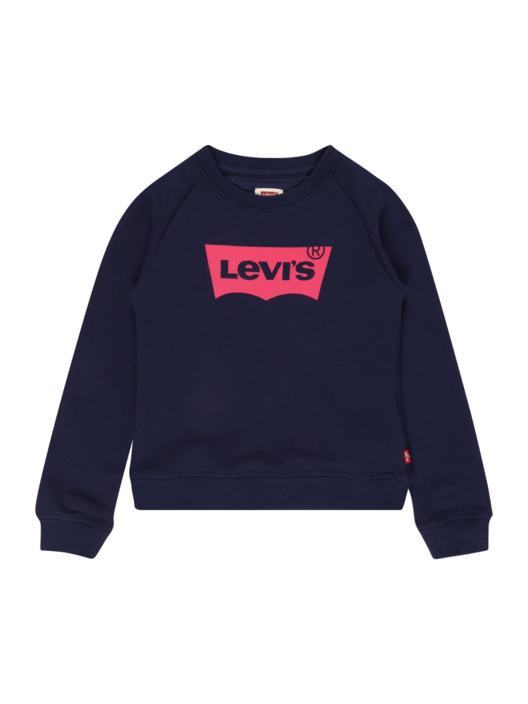 Levi's Kids Bluză de molton  bleumarin / roz