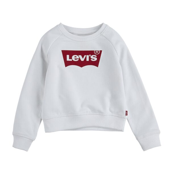 Levi's Kids Bluză de molton  roşu închis / alb