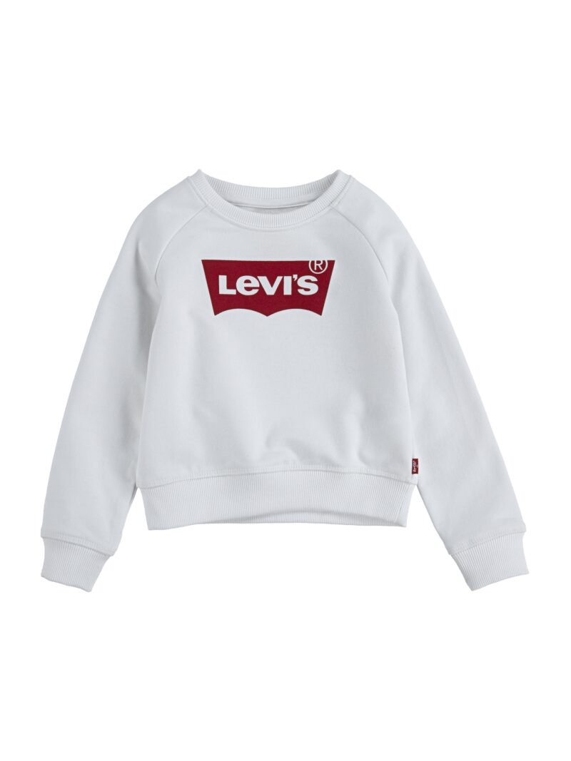 Levi's Kids Bluză de molton  roşu închis / alb