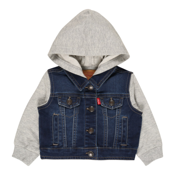 Levi's Kids Geacă de primăvară-toamnă  albastru denim / gri amestecat