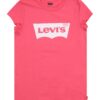 Levi's Kids Tricou 'Batwing'  roz / alb