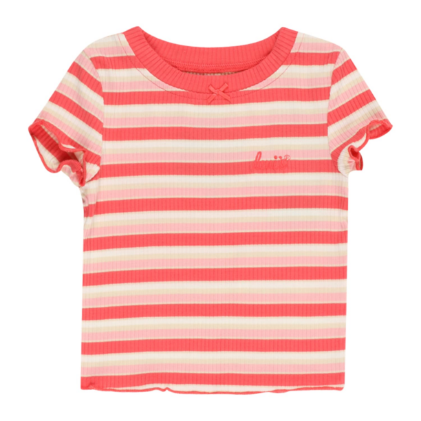 Levi's Kids Tricou  bej închis / roz / roz zmeură / alb