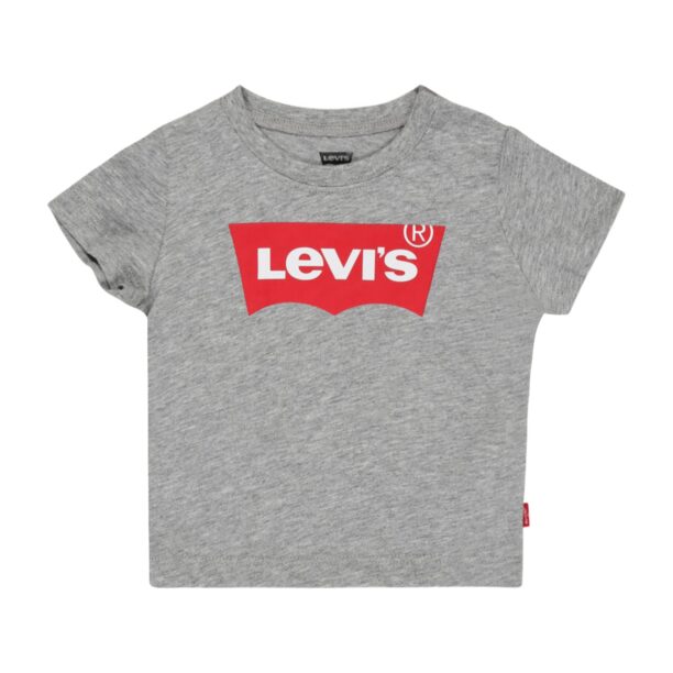 Levi's Kids Tricou  gri amestecat / roșu / alb