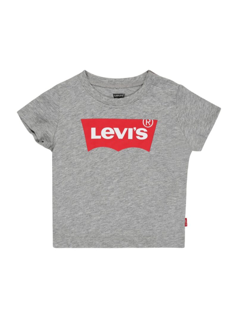 Levi's Kids Tricou  gri amestecat / roșu / alb