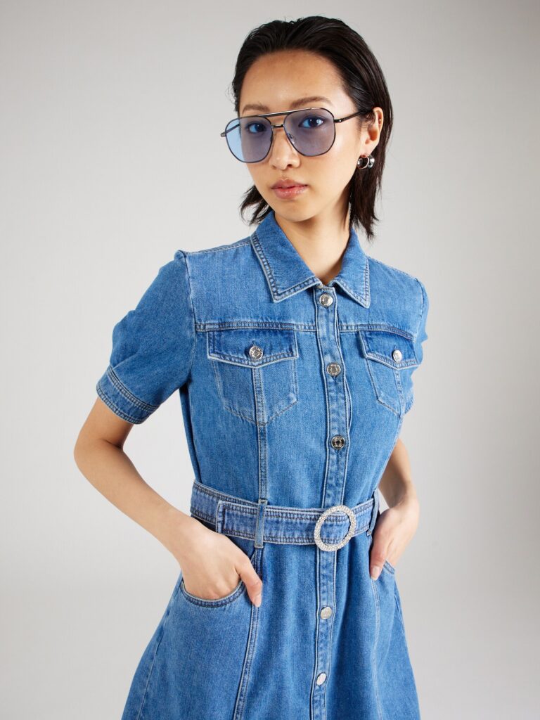 Preţ Liu Jo Rochie tip bluză  albastru denim