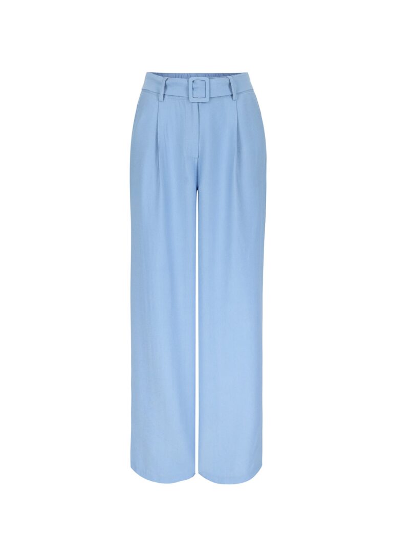 LolaLiza Pantaloni 'Wide trousers'  albastru pastel