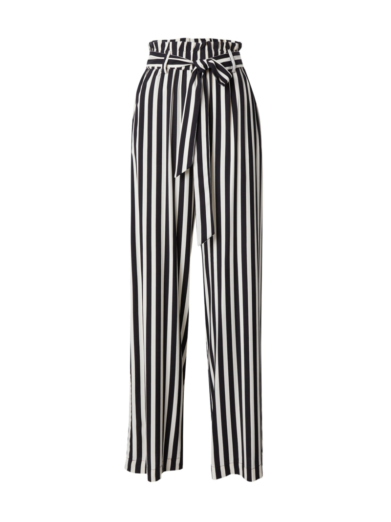 Lollys Laundry Pantaloni 'Vicky'  negru / alb