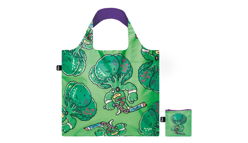 Loqi Brosmind - Eat your Greens Recycled Bag