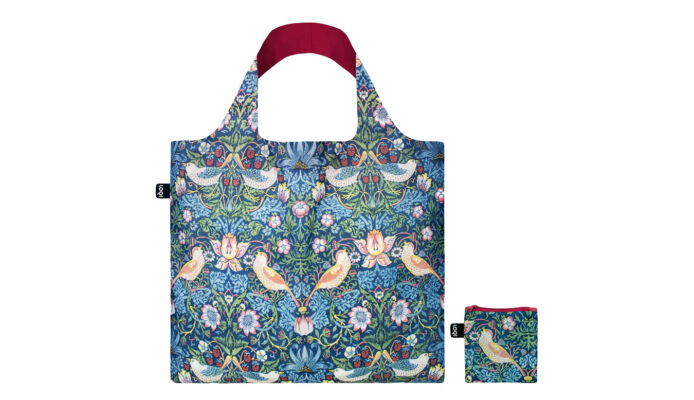 Loqi William Morris - The Strawberry Thief Decorative Fabric Recycled Bag