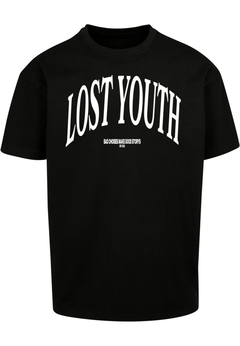 Lost Youth Tricou 'Classic V.1'  negru / alb