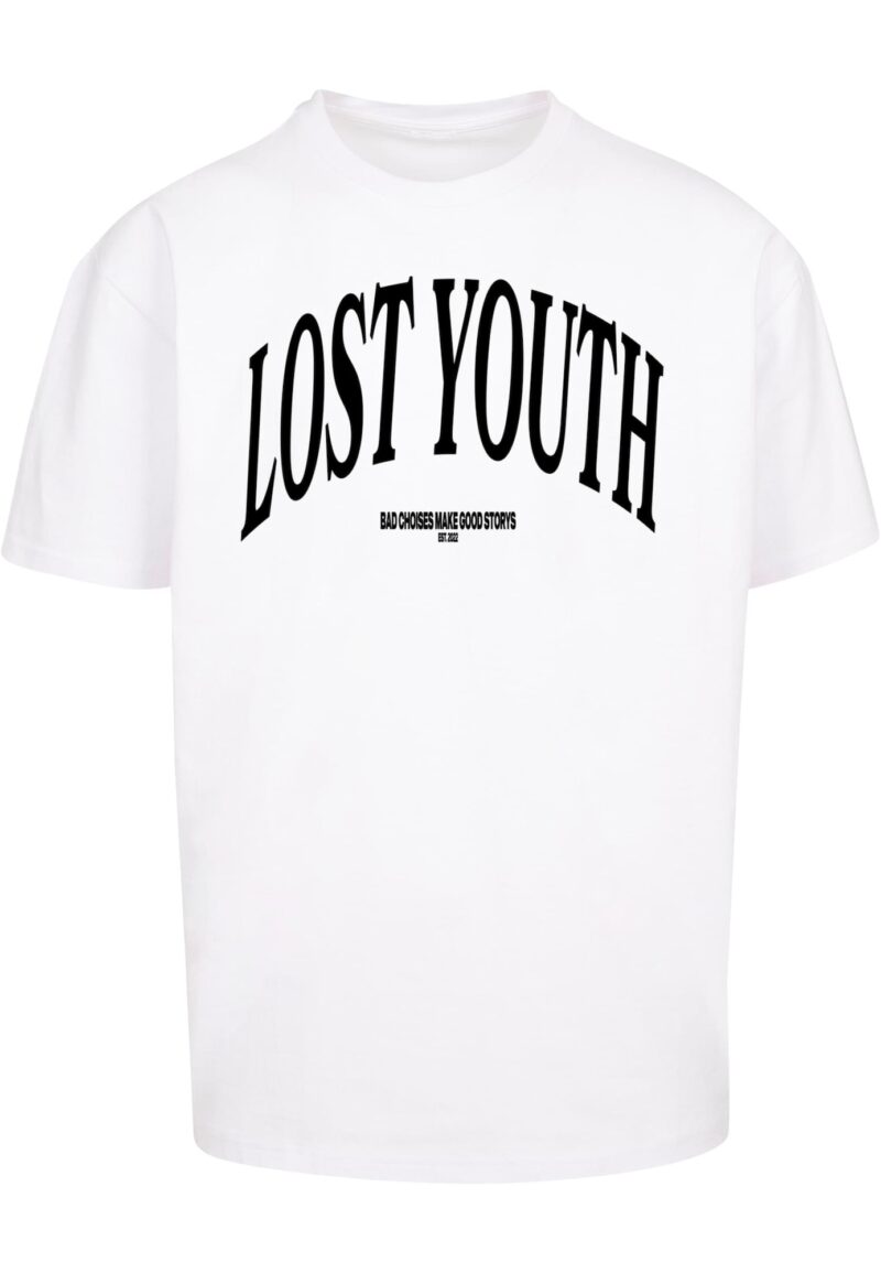 Lost Youth Tricou 'Classic V.1'  negru / alb