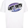 Lost Youth Tricou  lila / negru / alb