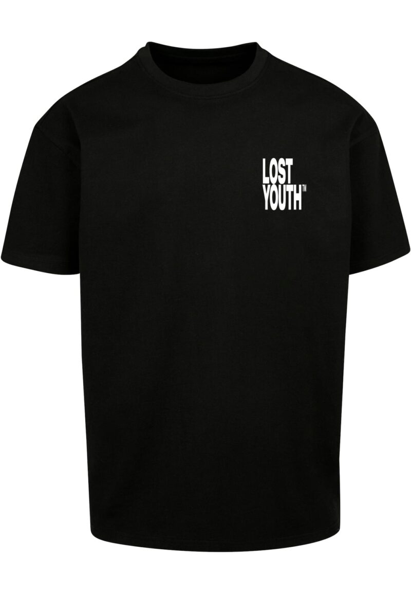 Lost Youth Tricou  negru / alb