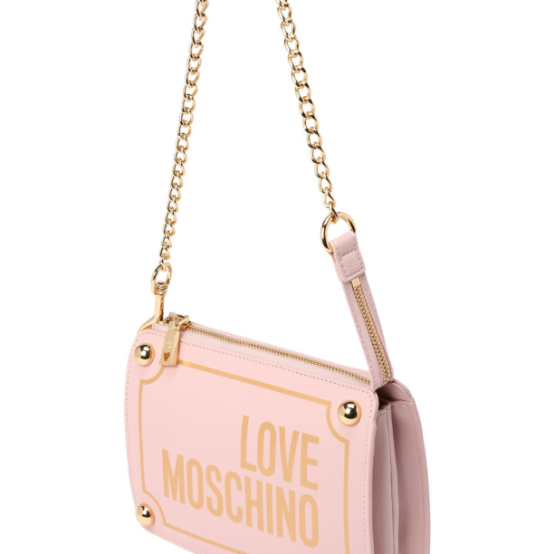 Love Moschino Geantă de umăr 'MAGNIFIER'  auriu / roz preţ