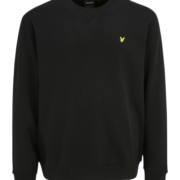 Lyle & Scott Big&Tall Bluză de molton  galben / negru