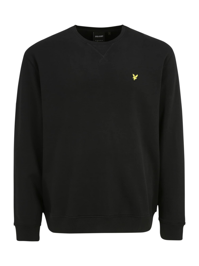 Lyle & Scott Big&Tall Bluză de molton  galben / negru