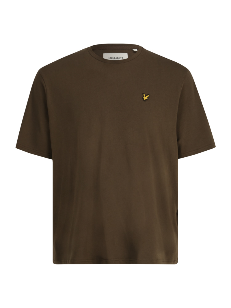 Lyle & Scott Big&Tall Tricou  galben / oliv / negru