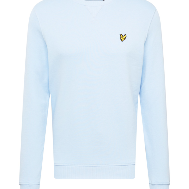 Lyle & Scott Bluză de molton  albastru deschis / galben / negru