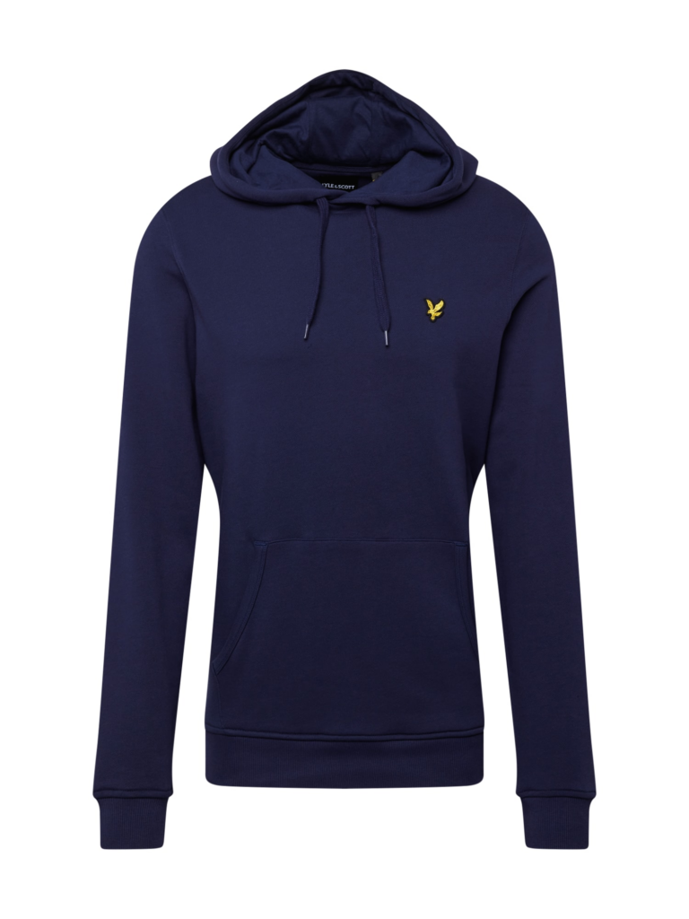 Lyle & Scott Bluză de molton  bleumarin / galben / negru