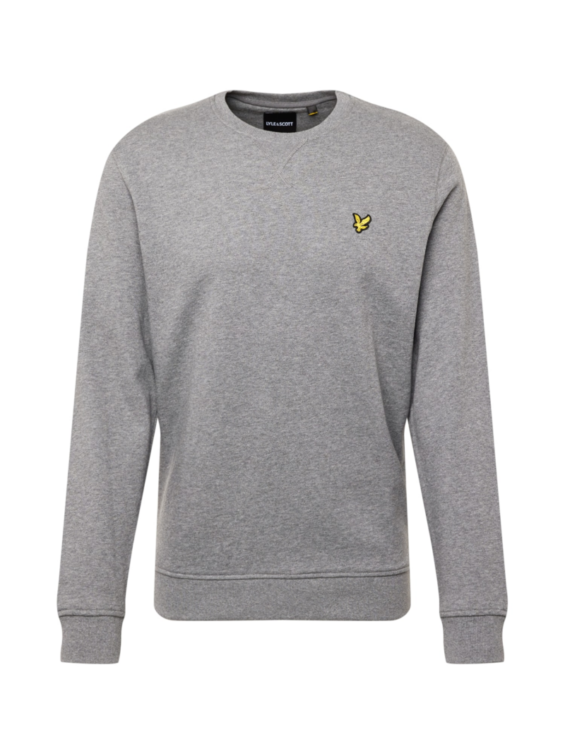 Lyle & Scott Bluză de molton  galben / gri amestecat / negru