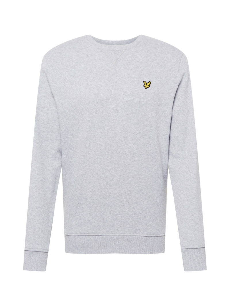 Lyle & Scott Bluză de molton  galben / gri deschis / negru