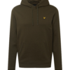 Lyle & Scott Bluză de molton  galben / oliv / negru