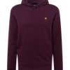 Lyle & Scott Bluză de molton  galben / roșu bordeaux / negru