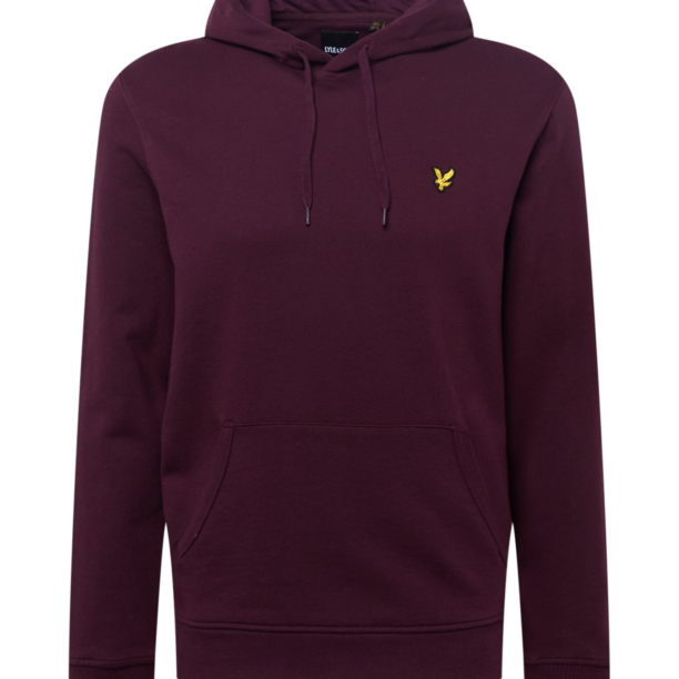 Lyle & Scott Bluză de molton  galben / roșu bordeaux / negru