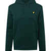 Lyle & Scott Bluză de molton  galben / verde închis / negru