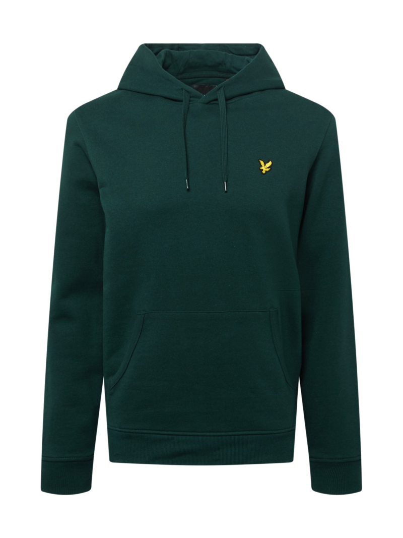 Lyle & Scott Bluză de molton  galben / verde închis / negru