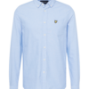 Lyle & Scott Cămaşă business  albastru deschis / galben / negru