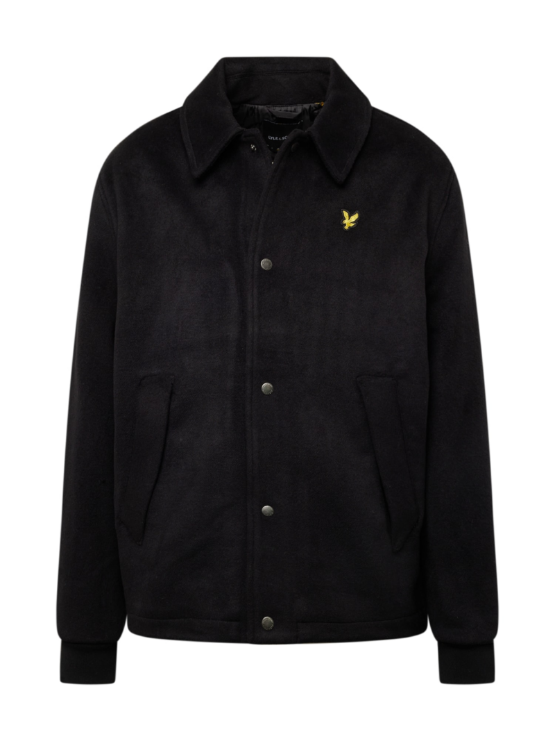 Lyle & Scott Geacă de primăvară-toamnă  galben / negru / argintiu / alb