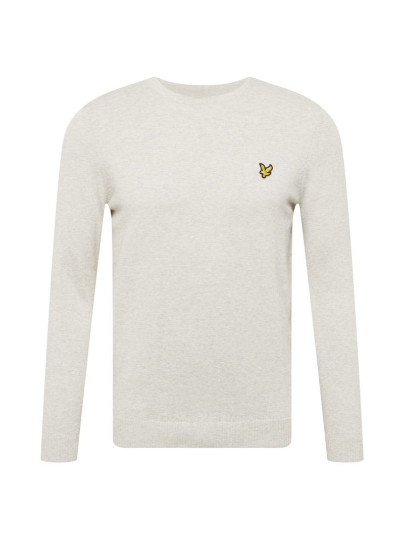 Lyle & Scott Pulover  galben / gri deschis / negru