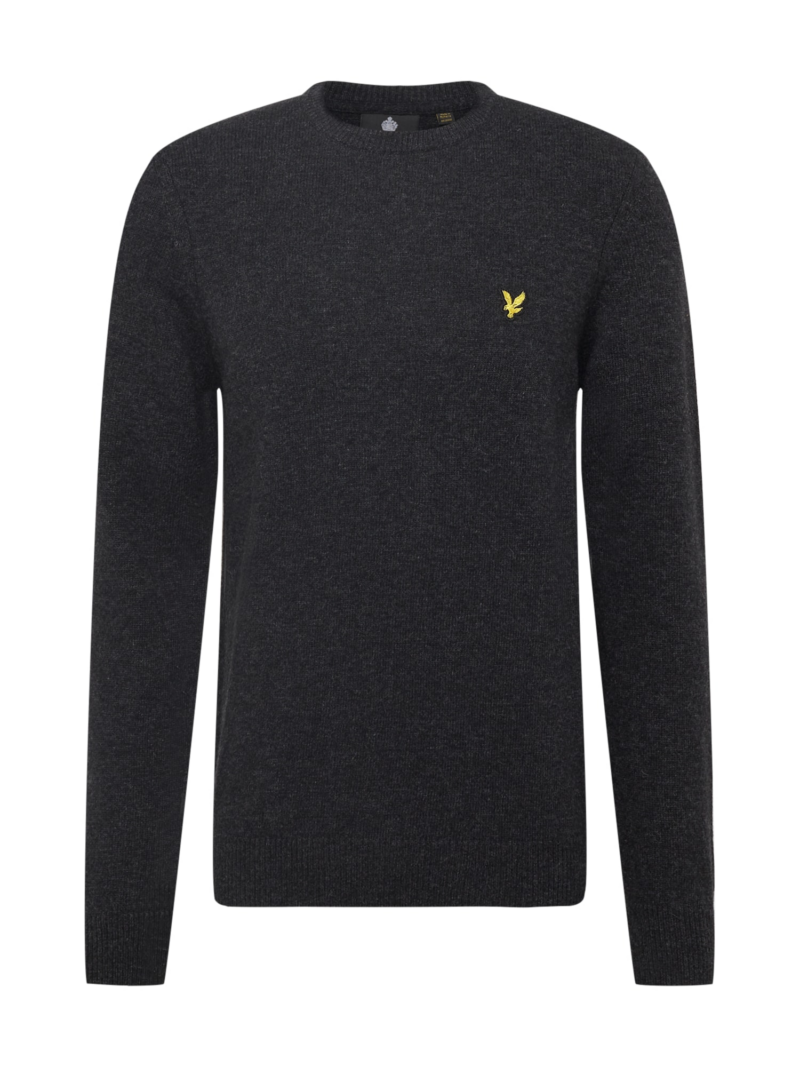 Lyle & Scott Pulover  galben / gri metalic