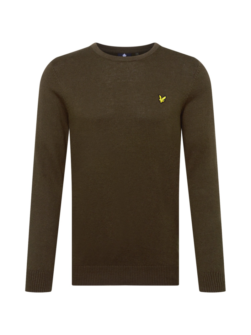 Lyle & Scott Pulover  galben / oliv / negru