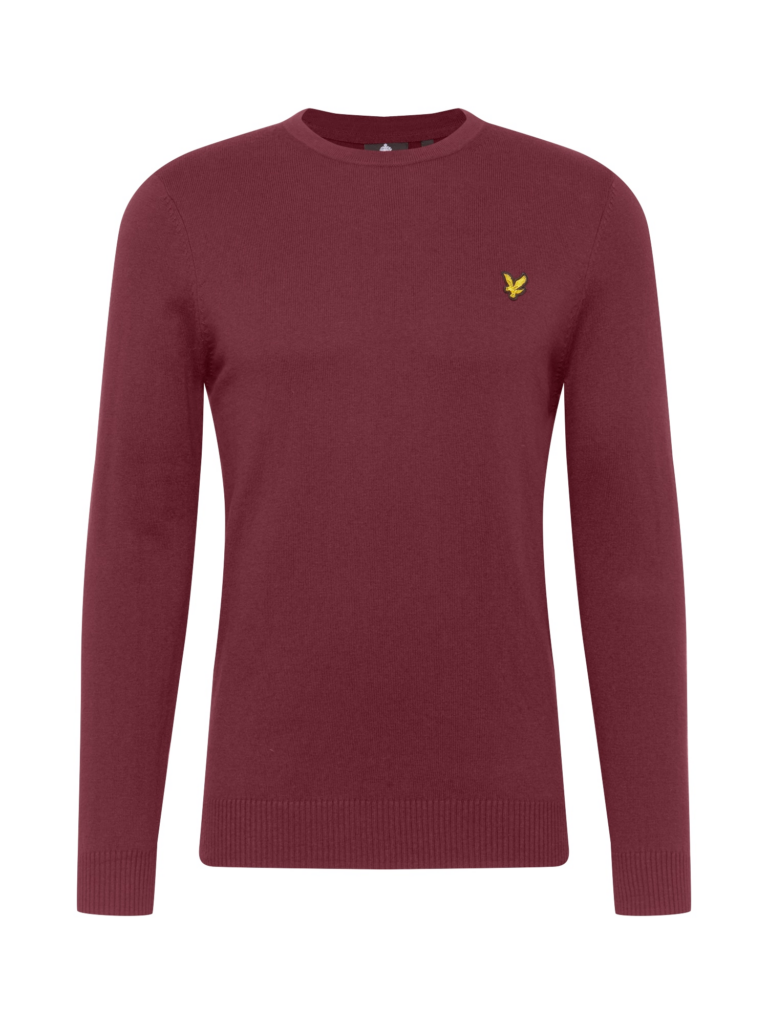 Lyle & Scott Pulover  roșu burgundy