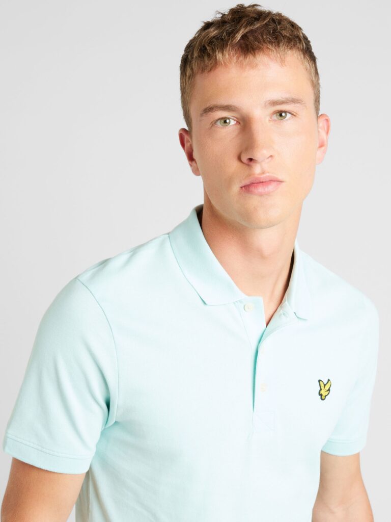 Preţ Lyle & Scott Tricou  albastru deschis / auriu / negru