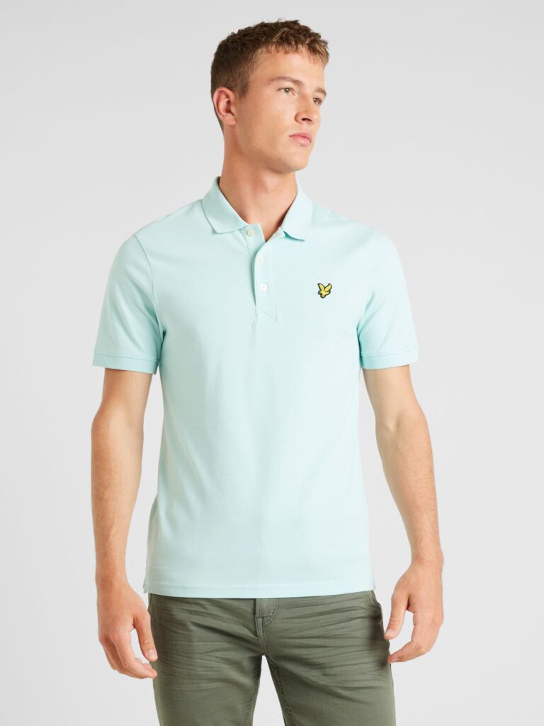 Lyle & Scott Tricou  albastru deschis / auriu / negru