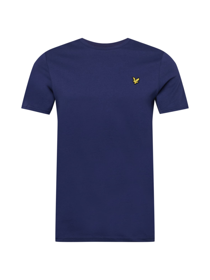 Lyle & Scott Tricou  albastru închis / galben auriu / negru