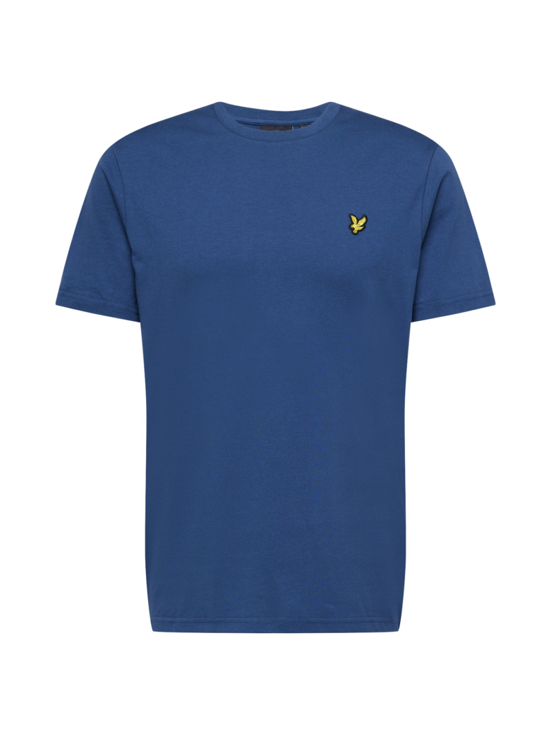 Lyle & Scott Tricou  albastru regal / galben citron / negru