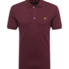 Lyle & Scott Tricou  galben / roșu burgundy