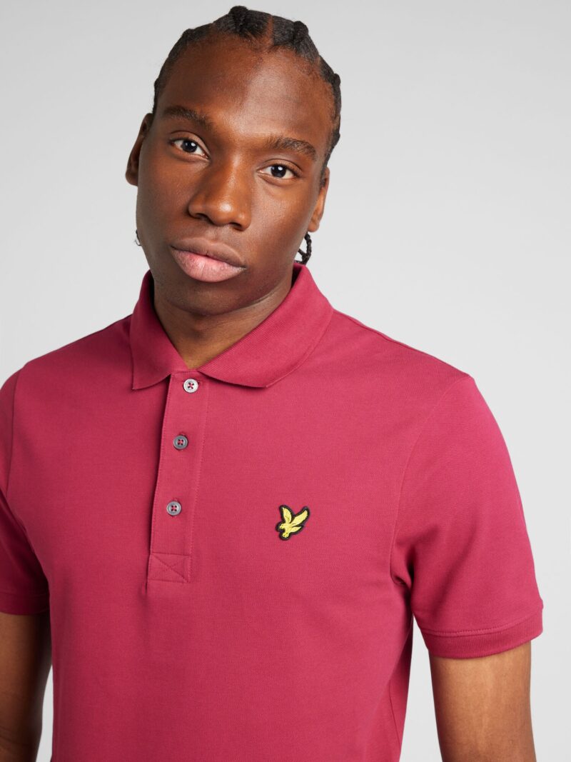 Preţ Lyle & Scott Tricou  galben / roșu burgundy / negru