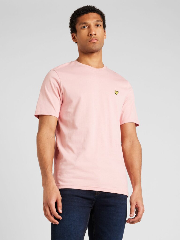 Lyle & Scott Tricou  galben / roz / negru