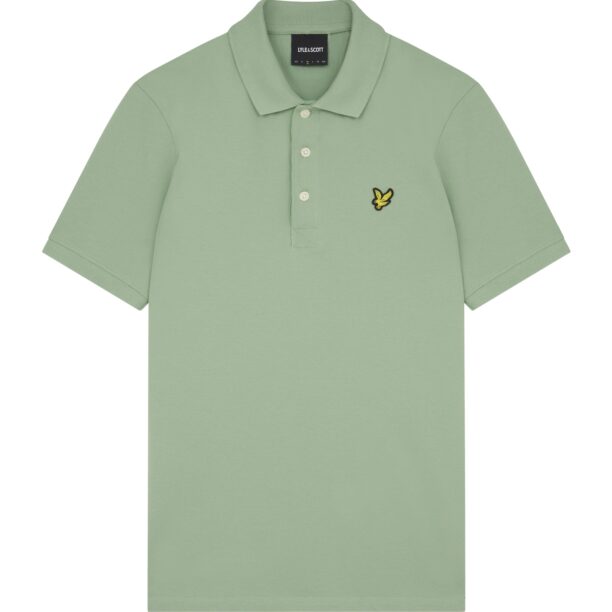 Lyle & Scott Tricou  galben / verde pastel / negru