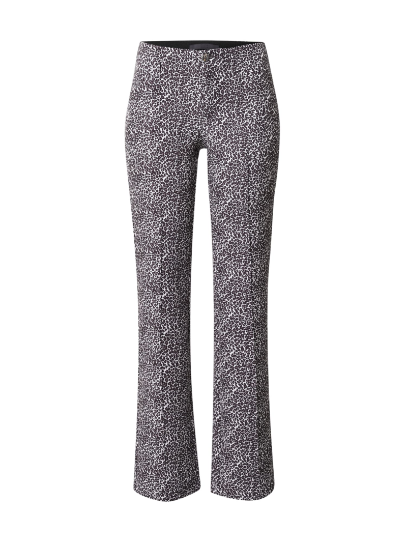 MAC Pantaloni 'ANNA'  gri / gri taupe / alb