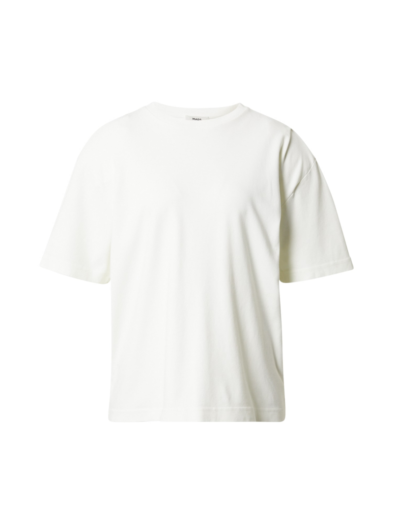 MADS NORGAARD COPENHAGEN Tricou 'Essence'  alb