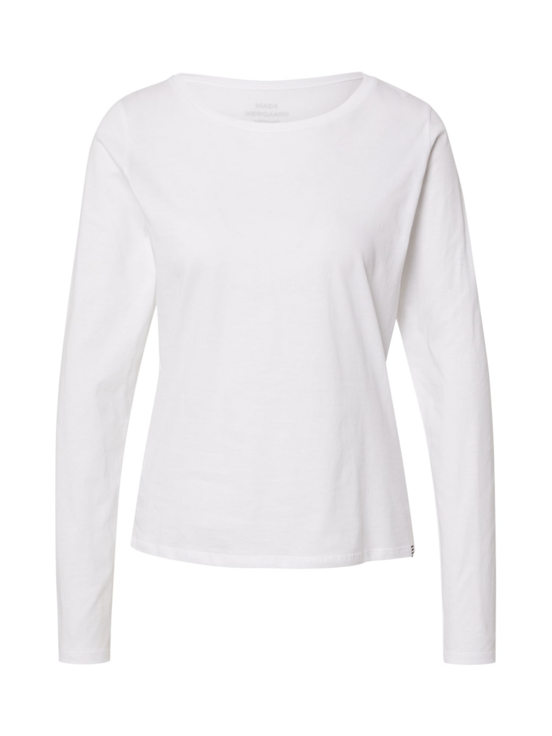 MADS NORGAARD COPENHAGEN Tricou 'Tenna'  alb