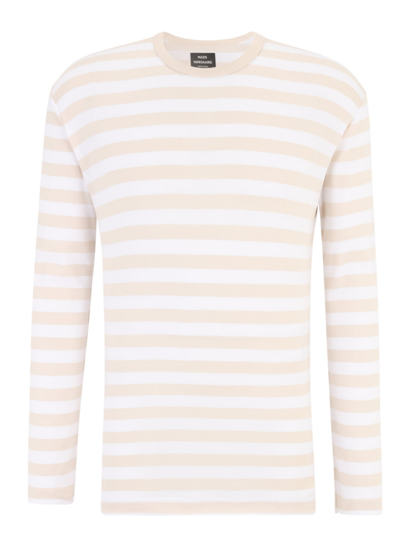 MADS NORGAARD COPENHAGEN Tricou  alb kitt / alb