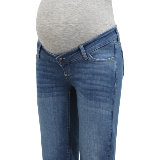 MAMALICIOUS Jeans 'Fera'  albastru denim / gri